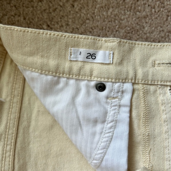 Banana Republic Cream Denim Shorts - Picture 3 of 7